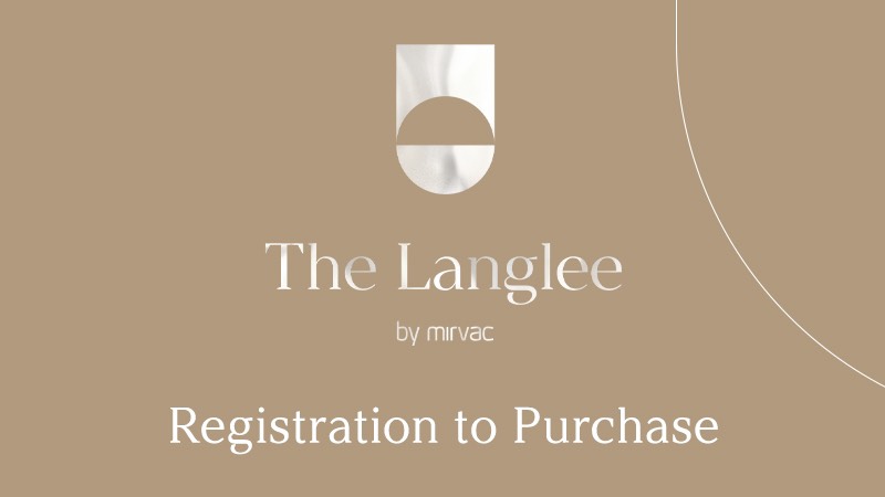 The Langlee at Waverley - Registration to Purchase - Coming Soon